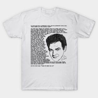 Norm MacDonald -- "A Moth Goes..." Joke T-Shirt